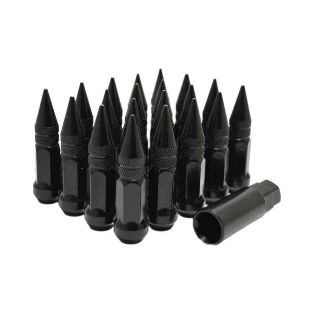 Комплект гаек тип Пика М12х1.25, Чёрный 20шт+1ключ STARLEKS KK911944SD/BC
