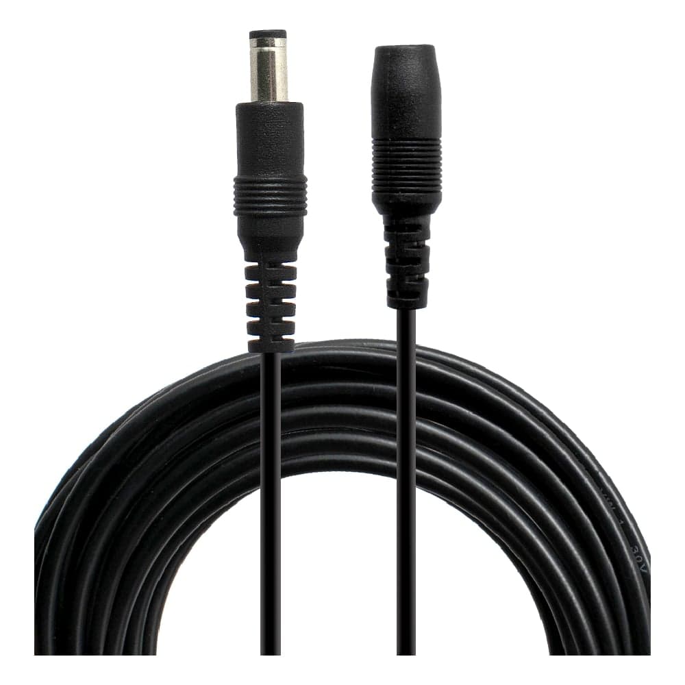 Удлинитель питания OXION 2,1x5,5x10мм, 10 м, черный, OX-PEC2,1X5,5X10MM10M-BK