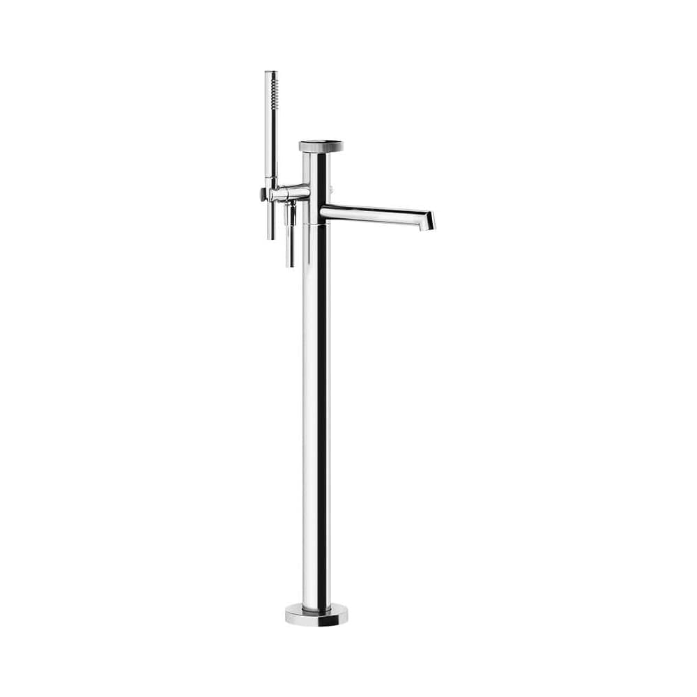 Смеситель для ванны напольный Gessi Anello внешняя часть, цвет хром 63328.031