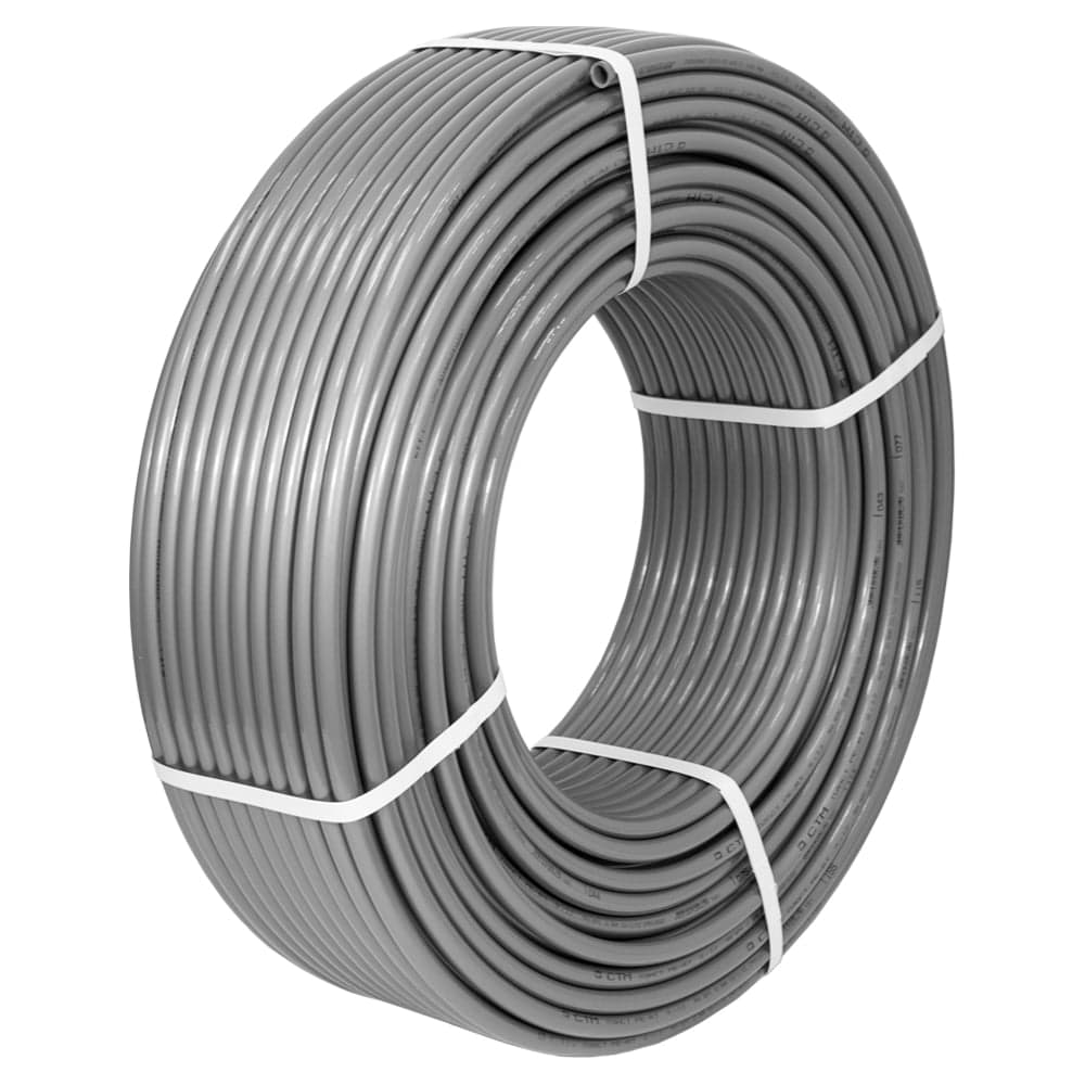 Труба СТМ PERT для теплого пола DN 16x2,0 ПЛАСТ (бухта 200 м) (сер.) CPER16022-200