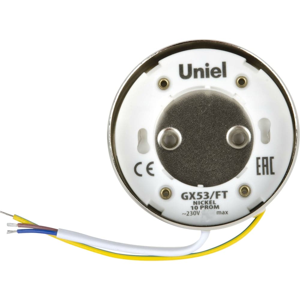 Накладной светильник Uniel, GX53/FT, NICKEL, 10, PROM UL-00004148