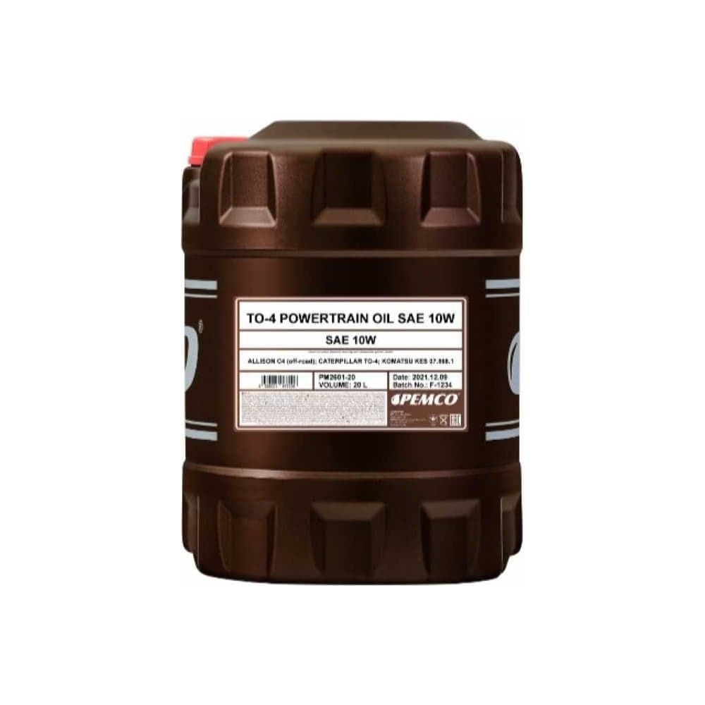 Масло PEMCO iMATIC TO-4 Powertrain Oil SAE 10W 20л PM2602-20