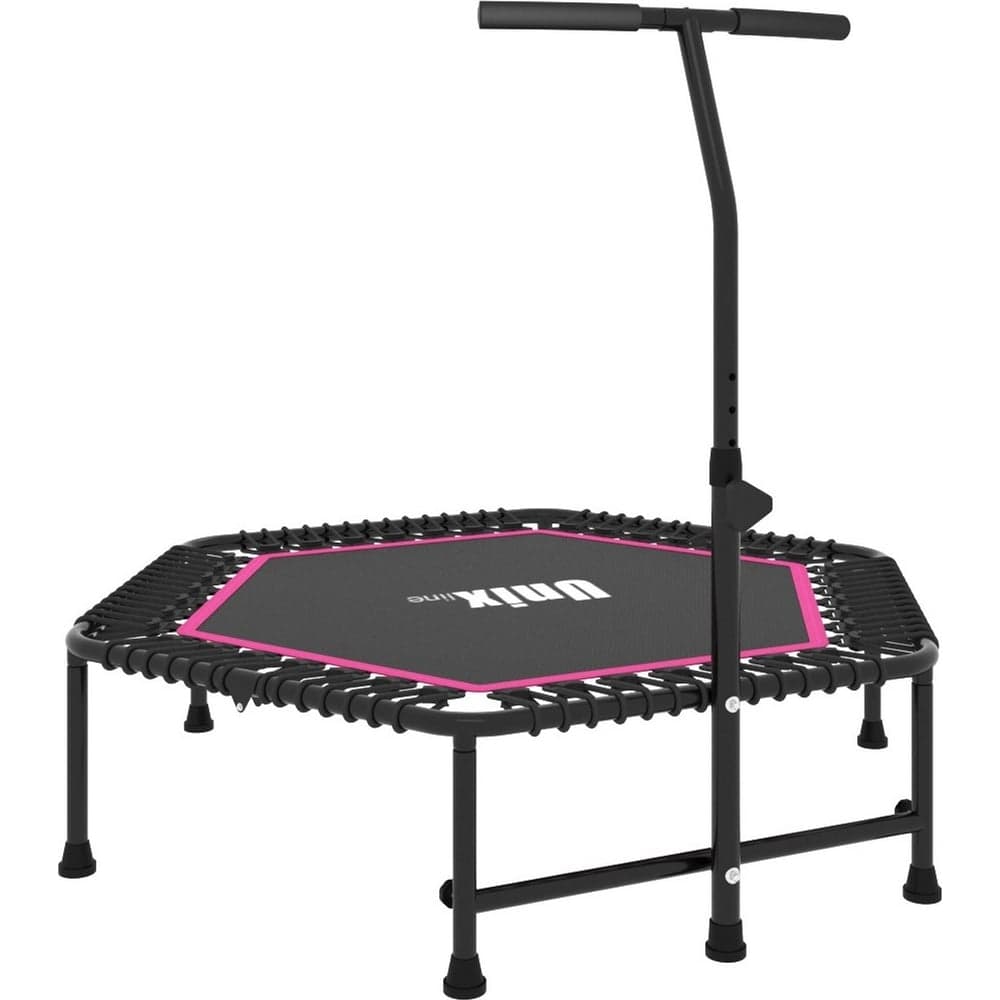 Батут UNIXline UNIX Line FITNESS Pink, 130 см, + BP TR130FITP