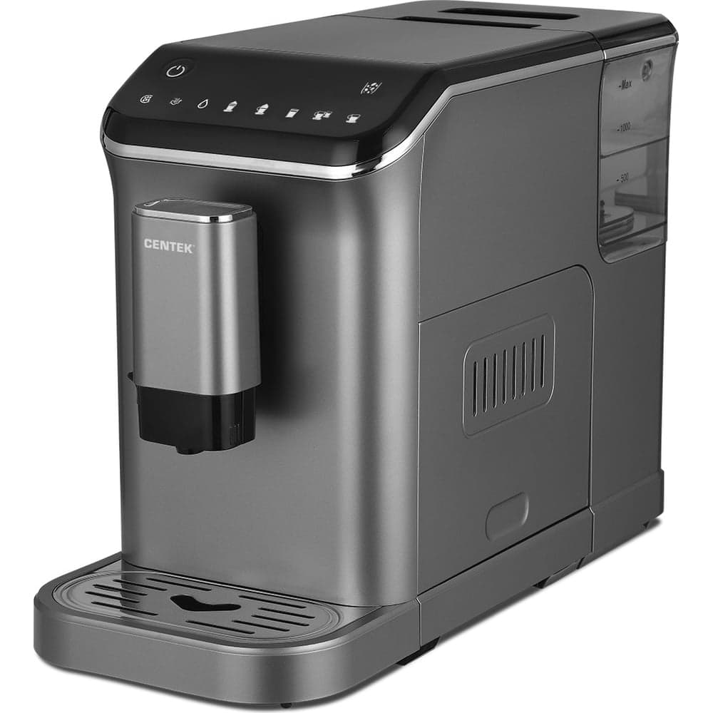 Кофемашина 4в1 Centek, 20 бар, 1550 Вт, 1.5 л/0.75 л, автопомол 200 г, регулируемый диспенсер 85-115 мм CT-1190