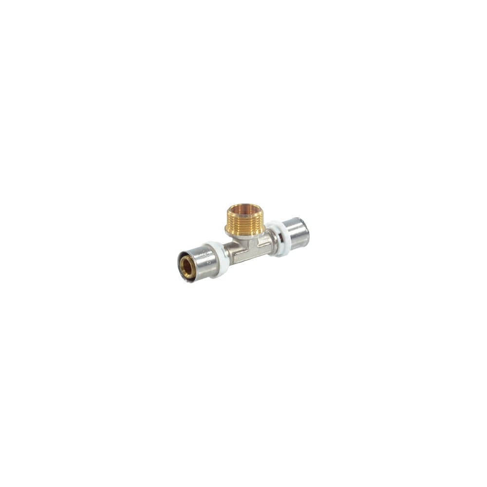 Тройник STI пресс, латунь ДН 26x1/2"х26 НР ТТ000016713