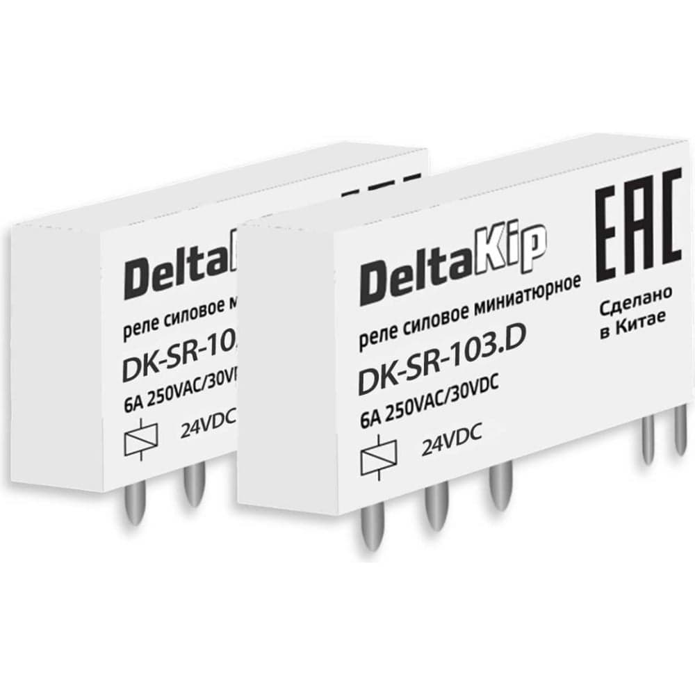 Промежуточное реле DELTAKIP Delta-Kip интерфейсные в ультратонком корпусе (1-контактные) DK-SR (103.D) DK-K0000011