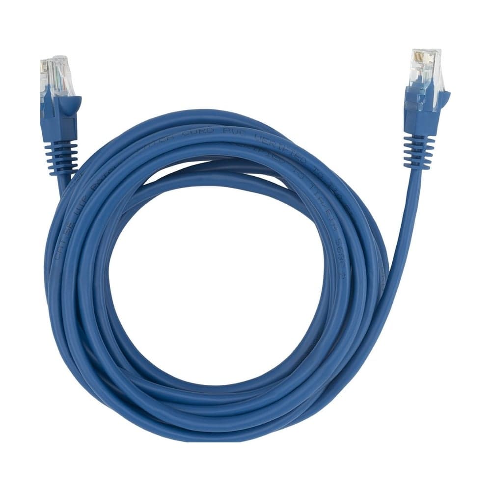 Патч-корд BURO UTP 4 пары cat5E CCA molded 5м синий RJ-45 (m)-RJ-45 (m) 1645932