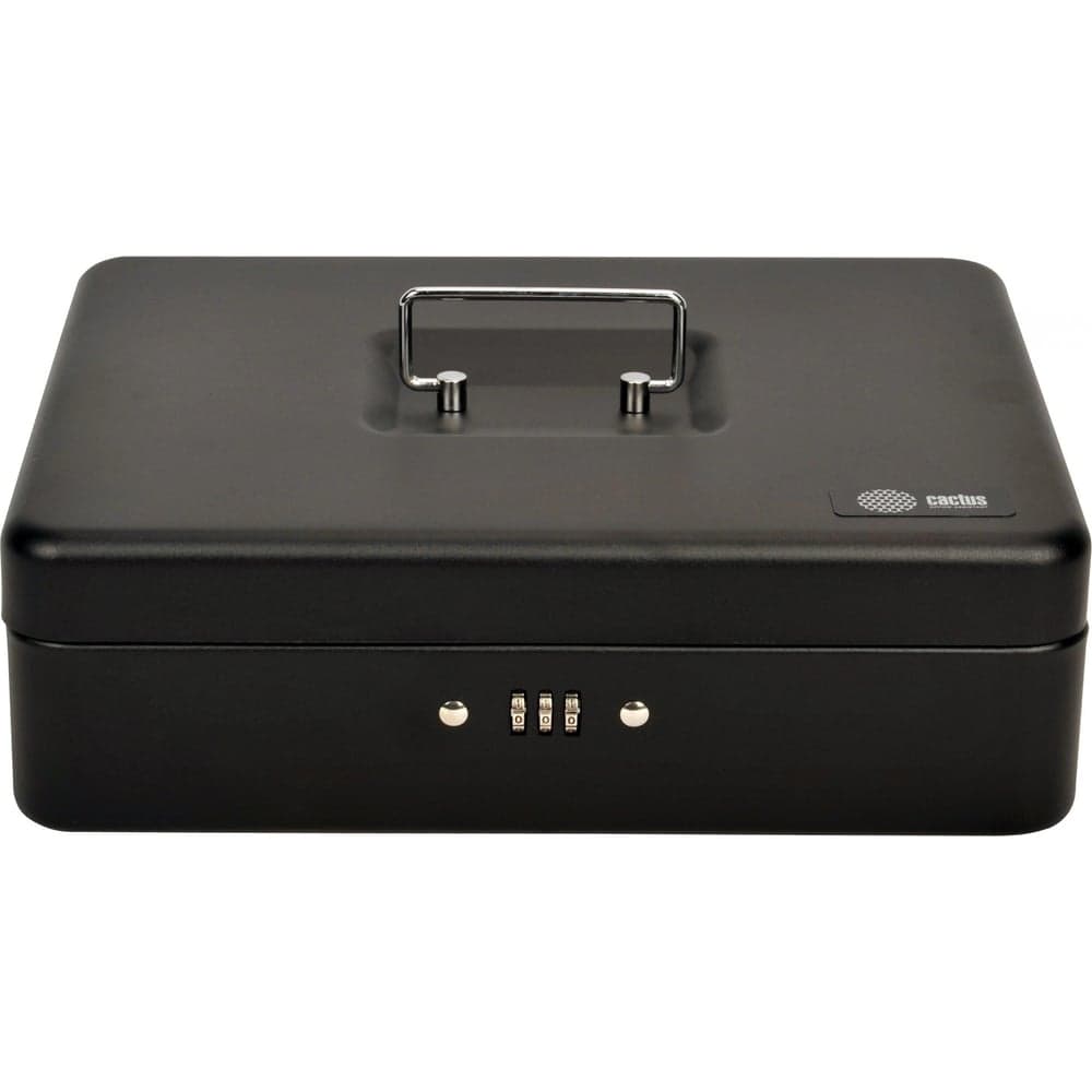 Ящик для денег без номинала Cactus CS-DCB-004 90x300x240, графитовый сталь, 1.76 кг 1992807
