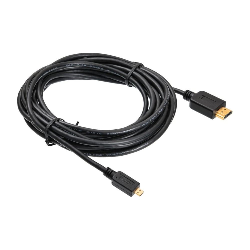 Кабель аудио-видео BURO HDMI 1.4 HDMI (m)/Micro HDMI (m) 5м. черный (MICROHDMI-5M) 817229