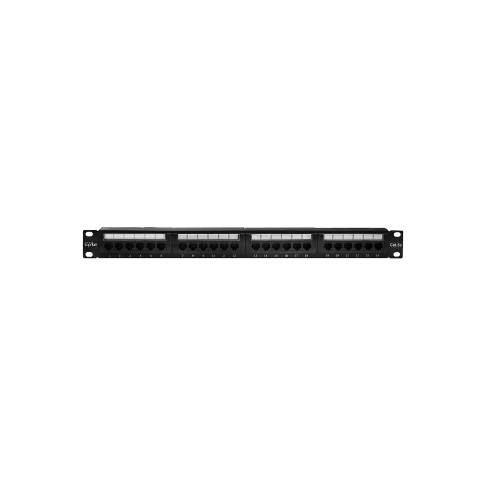 Патч-панель SUPRLAN, 19", 24хRJ-45, UTP, Cat.5e, 1U 10-0403