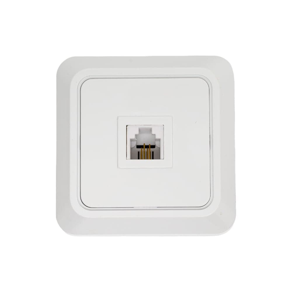 Розетка телефонная ARTSUN BASIC SO PH-1-W