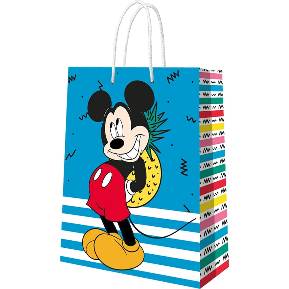 Пакет подарочный большой ND Play Mickey Mouse, Мики с ананасом, 330x455x100 мм 299947