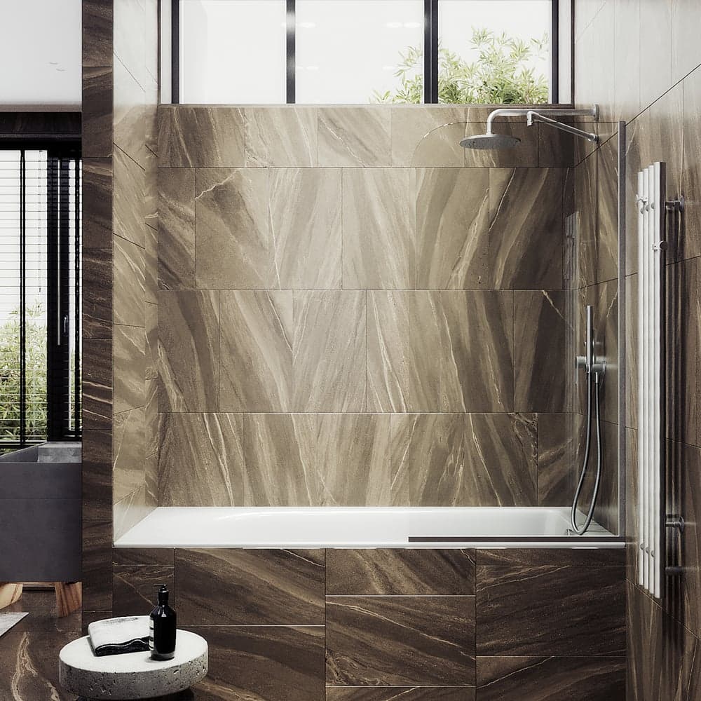 Шторка для ванны в узком профиле MaybahGlass MGV-131-5у