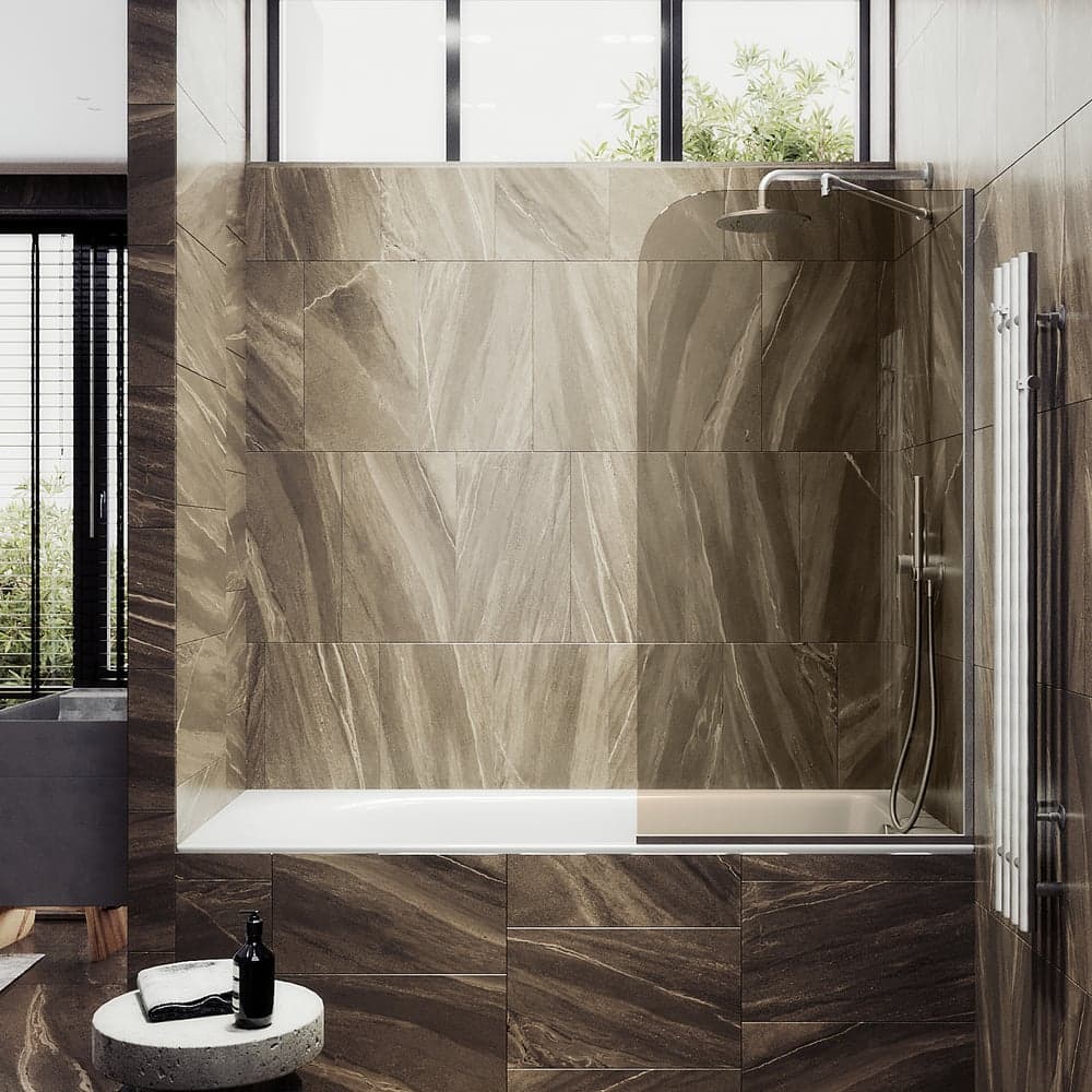 Шторка для ванны в узком профиле MaybahGlass MGV-135-5у