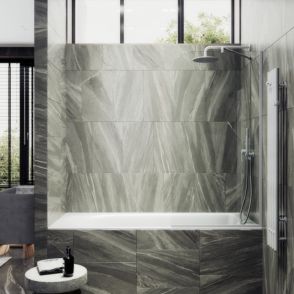 Шторка для ванны в узком профиле MaybahGlass MGV-131-1у