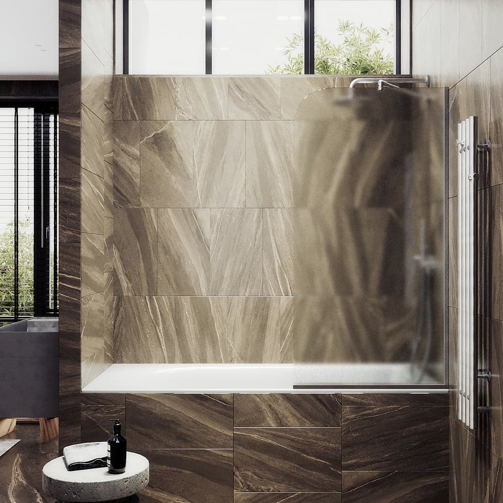 Шторка для ванны в узком профиле MaybahGlass MGV-132-5у