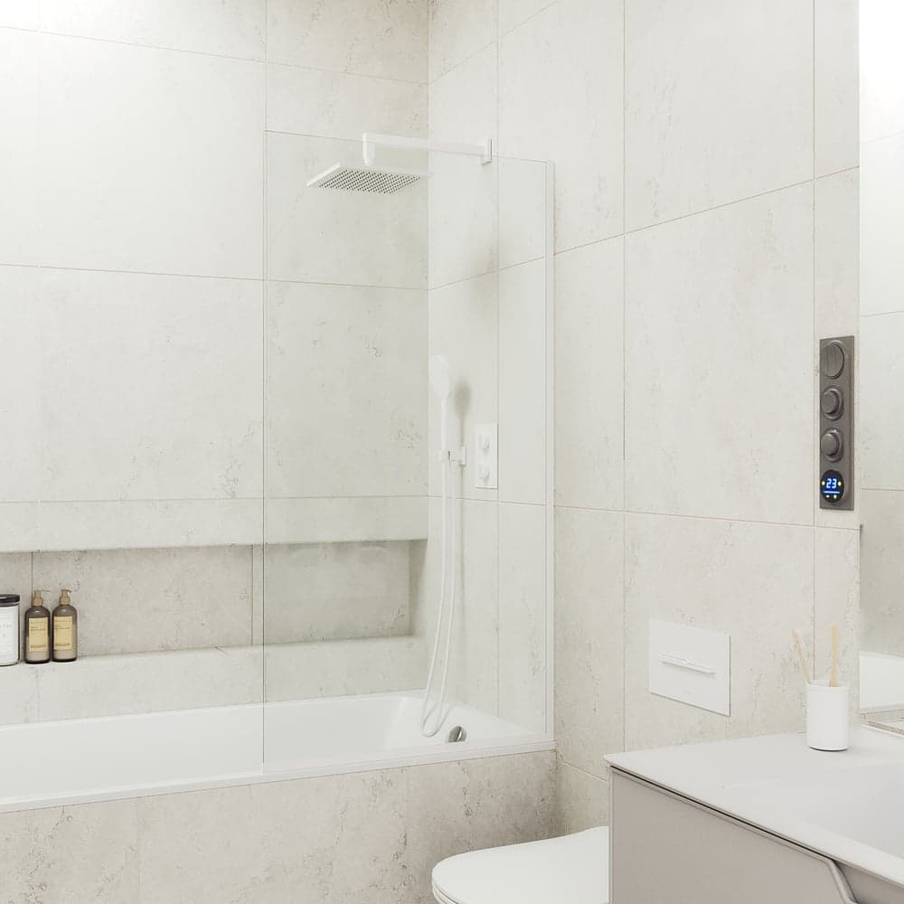 Шторка для ванны в узком профиле MaybahGlass MGV-248-1у