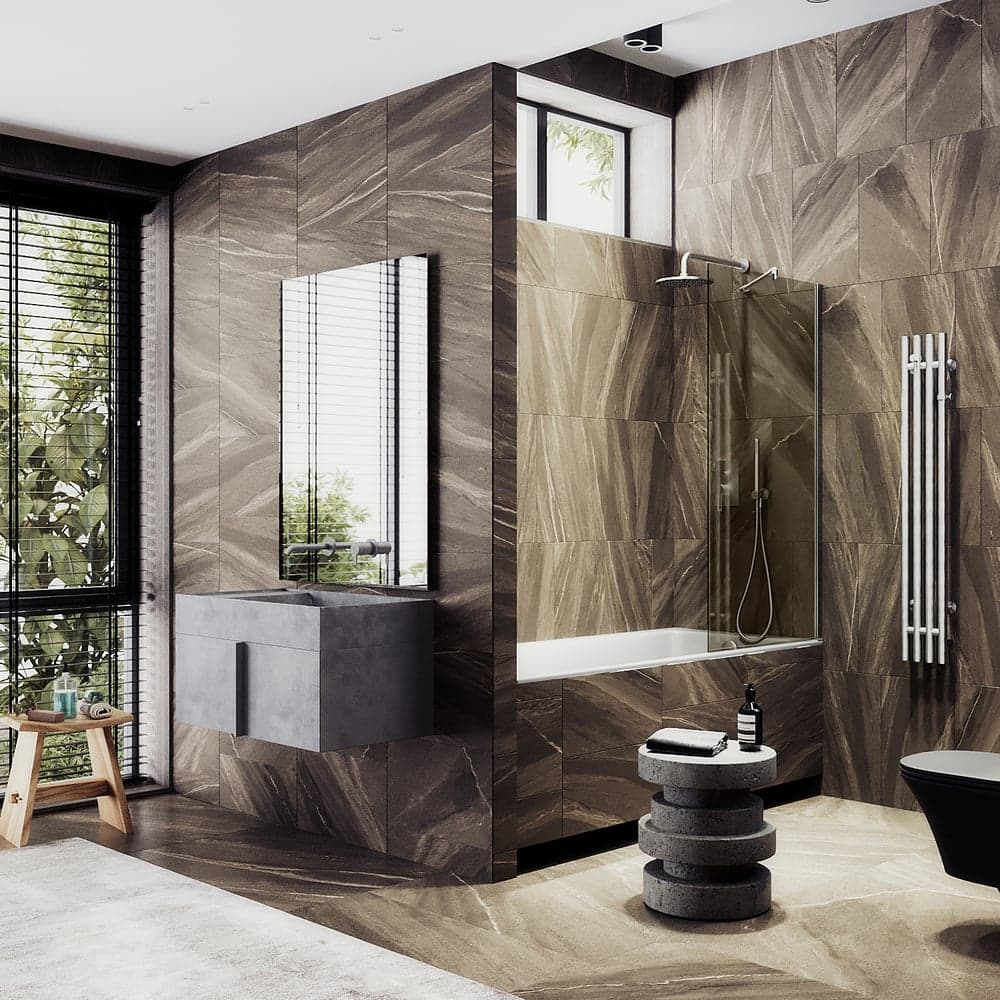 Шторка для ванны в широком профиле MaybahGlass MGV-66-5ш