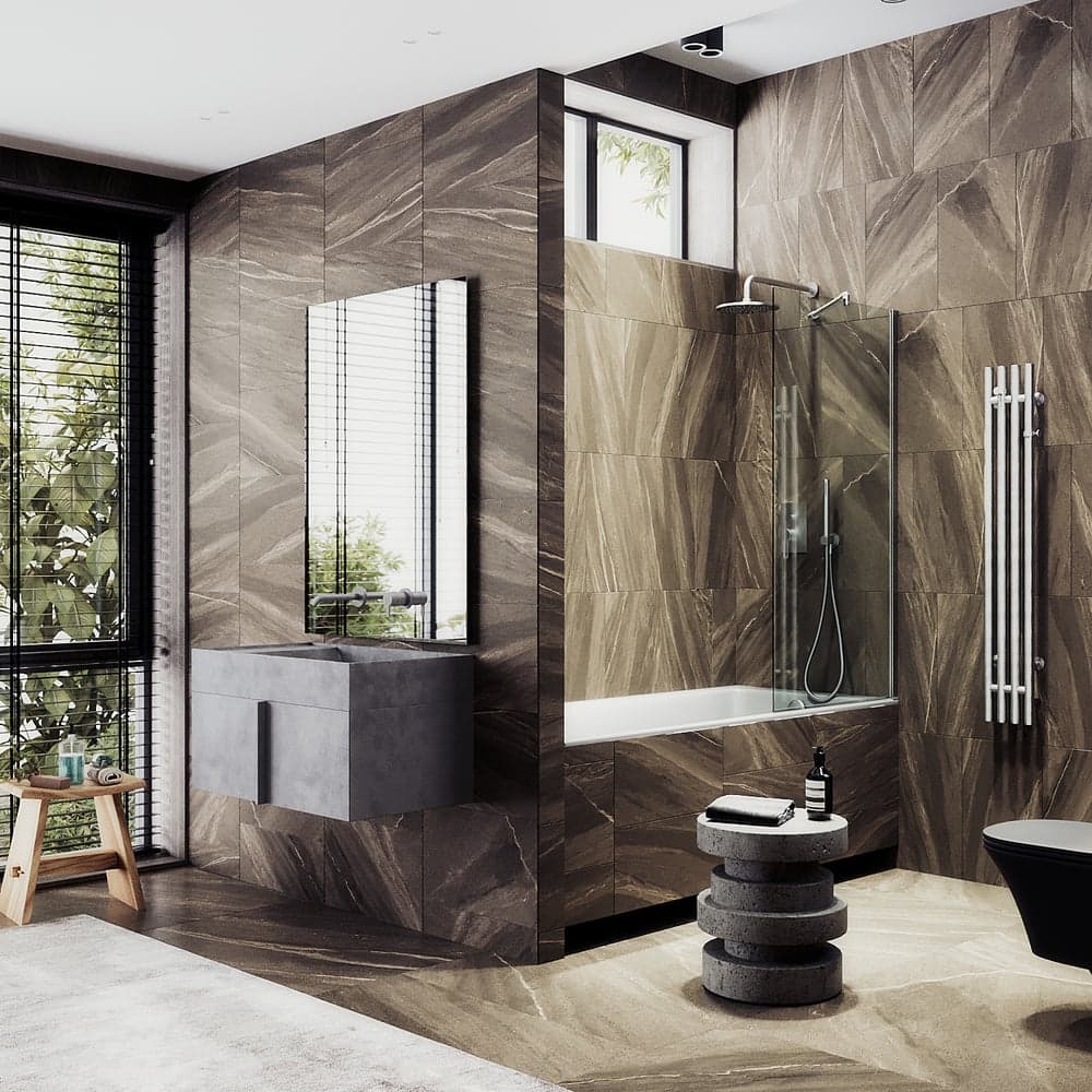 Шторка для ванны в широком профиле MaybahGlass MGV-62-5ш