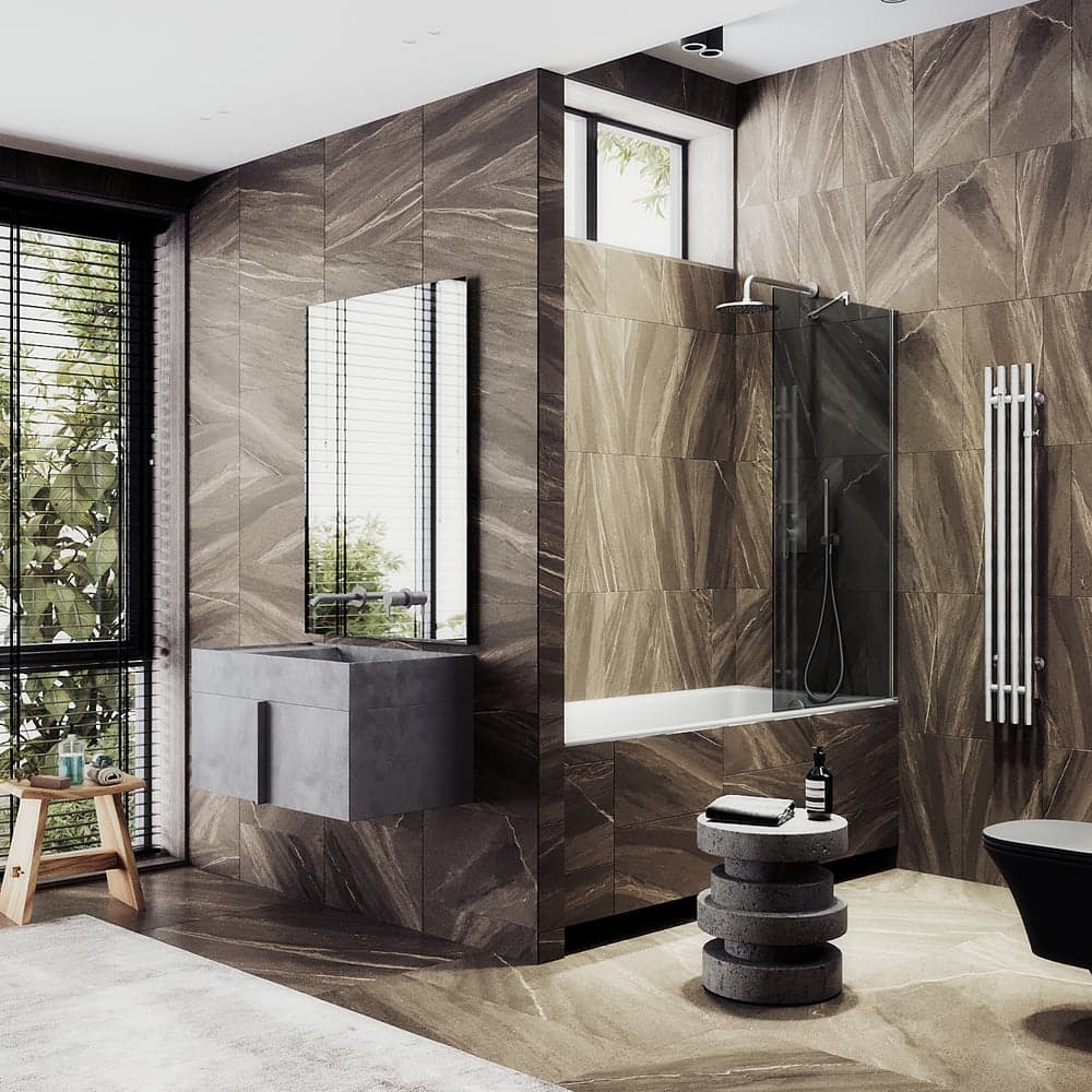 Шторка для ванны в широком профиле MaybahGlass MGV-78-5ш