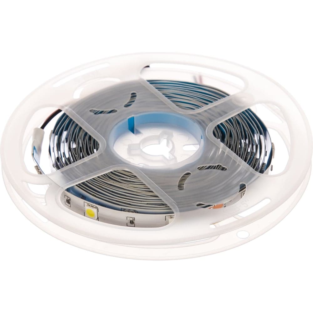 Лента светодиодная General Lighting Systems GLS-5050-30-7.2-12-IP20-6, 5 метров, 7,2Вт/м, 12В,SMD5050, 10мм, 30 диодов/м, 12 Лм/чип, IP20, 6500К - холодный белый 5020