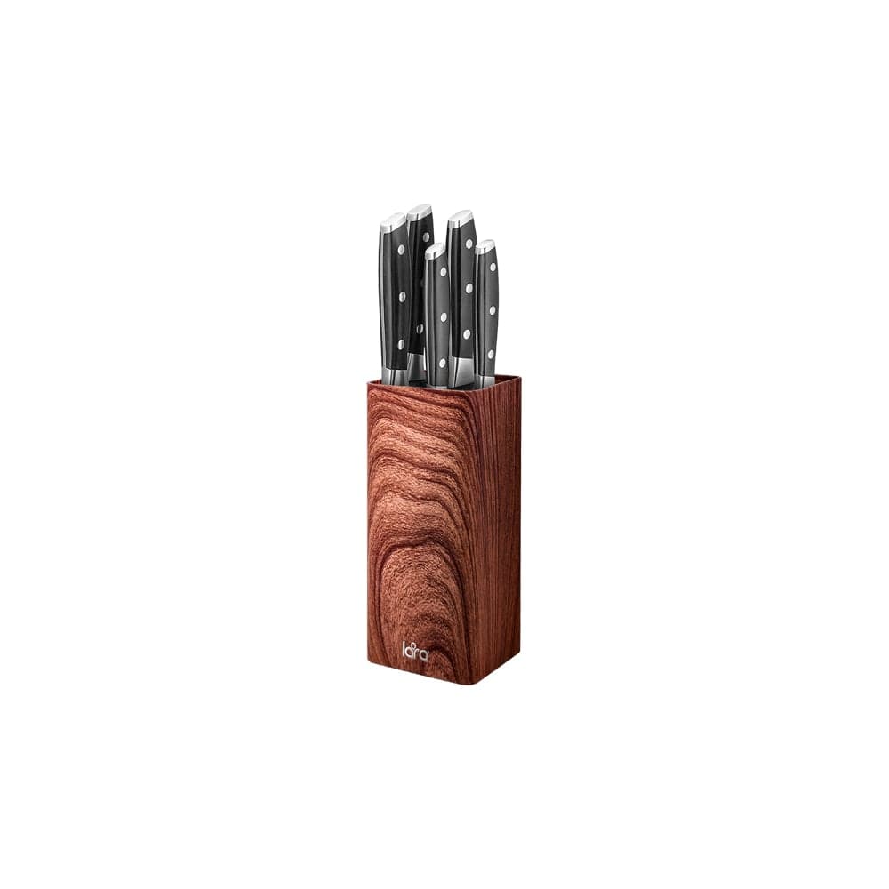 Подставка для ножей Lara универсальная квадрат Soft touch LR05-102 Wood