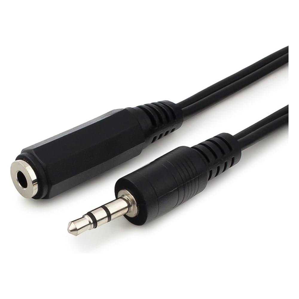 Аудио кабель Retic гнездо-штекер 3.5 мм 5м AUX-JACK-3.5-5