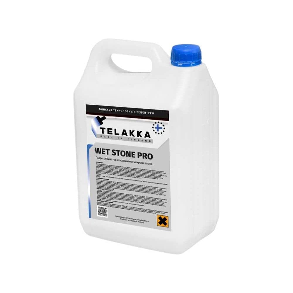 Пропитка с эффектом мокрого камня Telakka GIDROFOB WET STONE PRO 10л 4631164229875