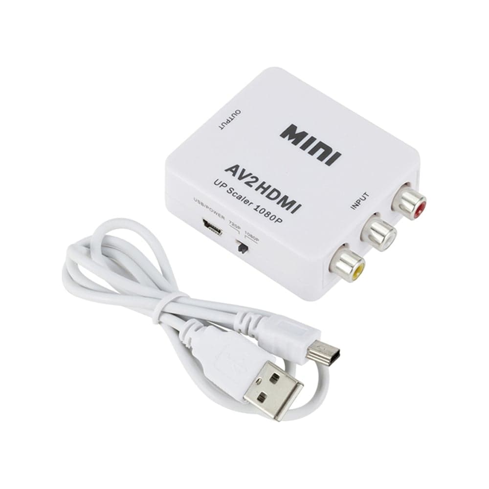 Конвертер PALMEXX AV (RCA) - HDMI, белый PX/AV-HDMI