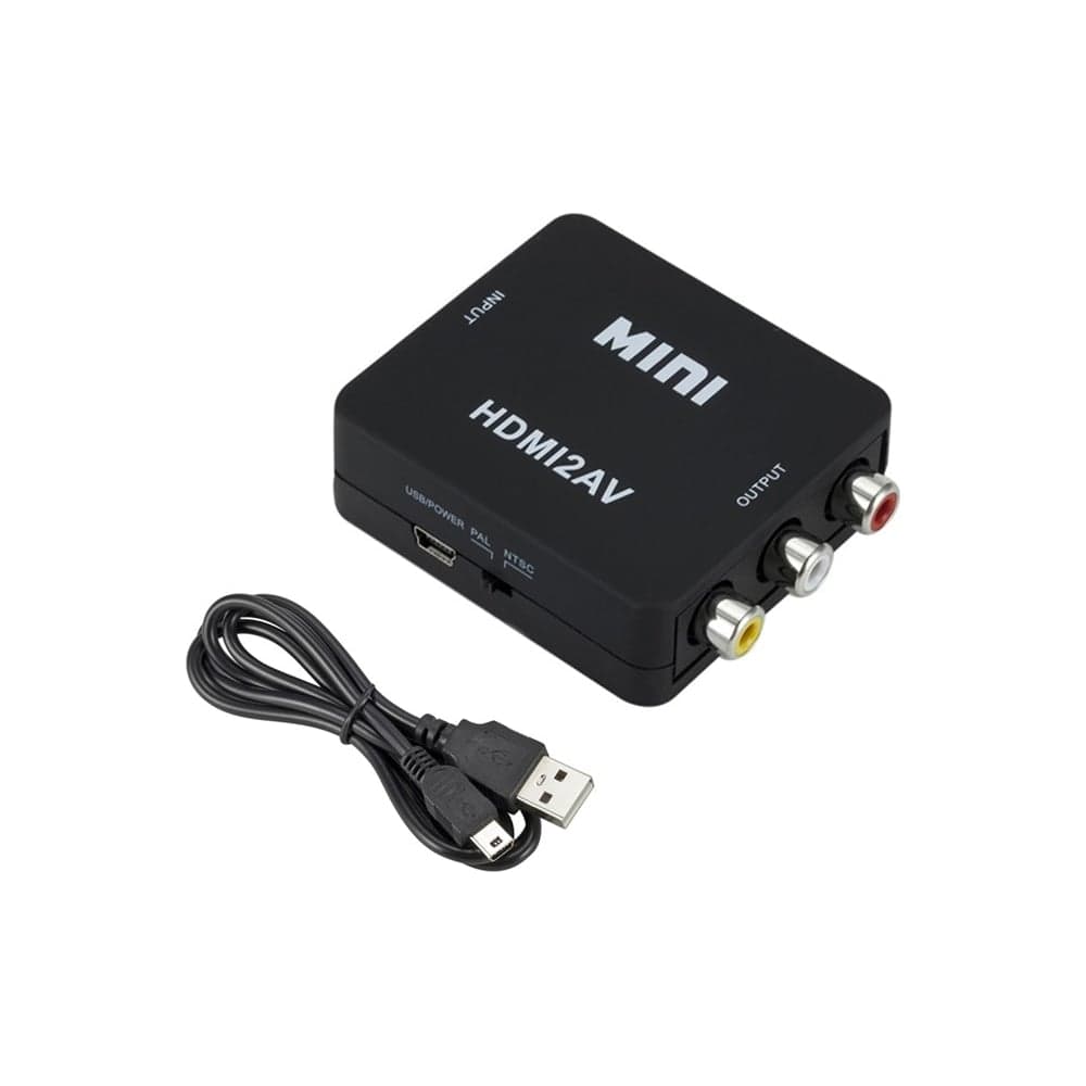 Конвертер PALMEXX HDMI - AV (RCA), чёрный PX/HDMI-AV-BLK