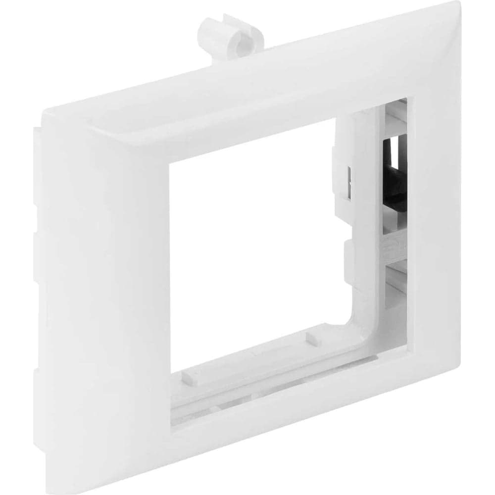 Суппорт для розетки Retic 45x45 на 2 модуля, в короб INSTA Ecoplast РМ-45 SS-45x45-2-ECPL
