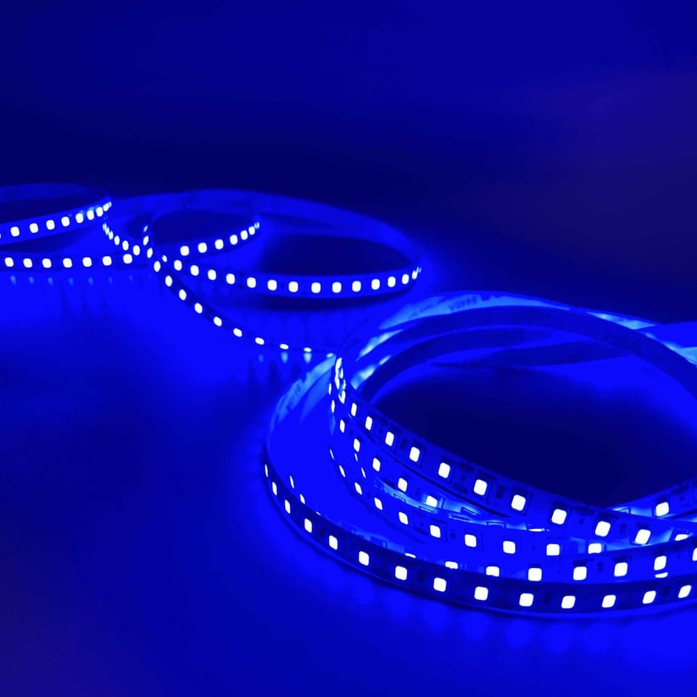 Светодиодная лента Geniled 2м 12В 12Вт/м синяя подсветка 120 led/m IP33 8мм 03545