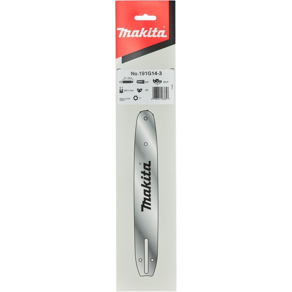 Шина 25 см, шаг 3/8", паз 1.1 мм, SN, 40 звеньев Makita 191G14-3