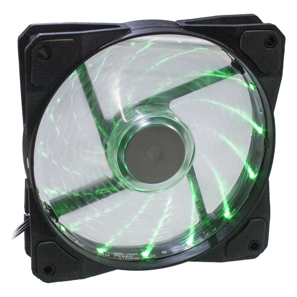 Вентилятор осевой EVERCOOL CLR12025LL12SA-GR 120x120x25 12В с зеленой подсветкой 2015959897