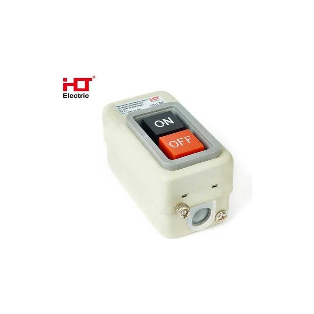 Выключатель кнопочный с блокировкой HLT ВКБ-310 6А 3P IP40 085-23-01