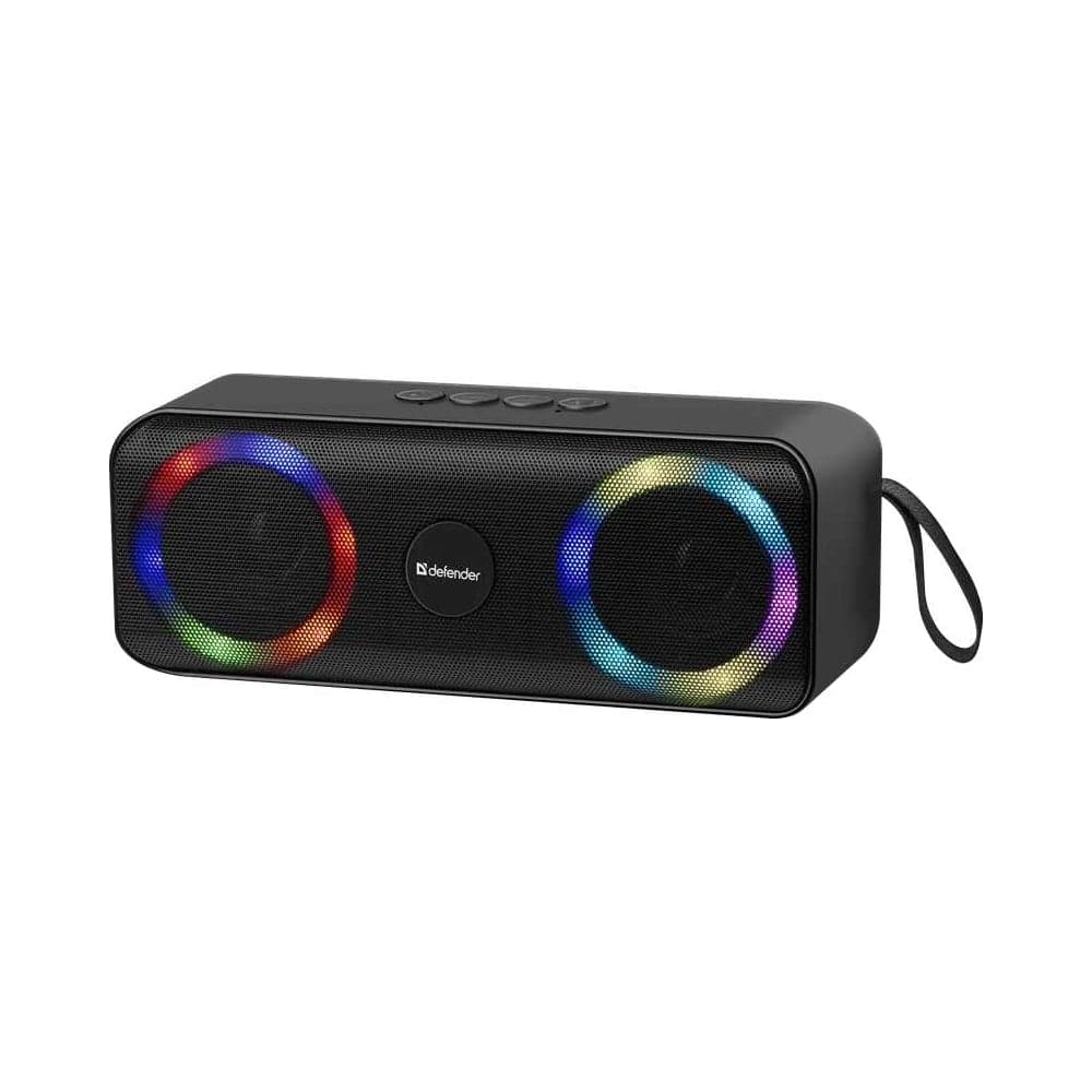 Портативная колонка DEFENDER Q1 10 Вт, Light/BT/FM/USB/TF/AUX 65301