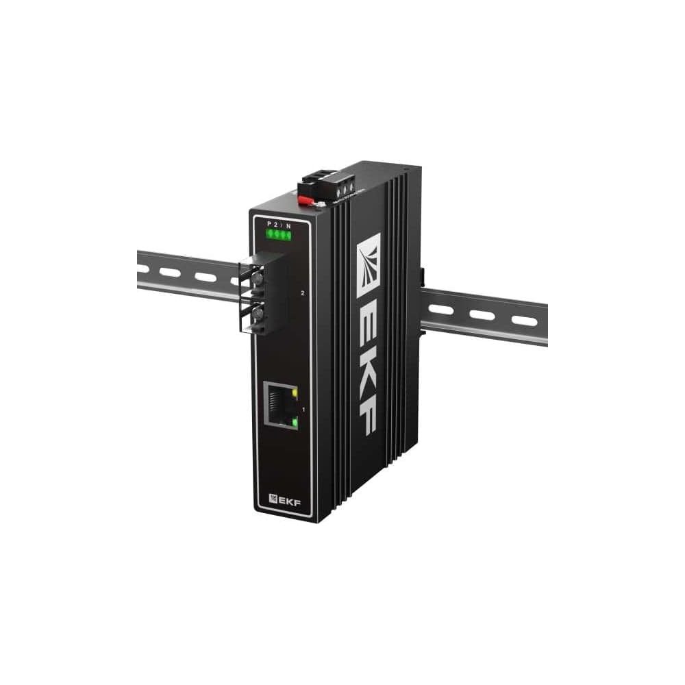 Медиаконвертер EKF 10/100Base-TX в 100Base-X, разъем SC, двойное одномодовое оптоволокно, 1310нм TSX TSX-MC-1GX1GT-SC