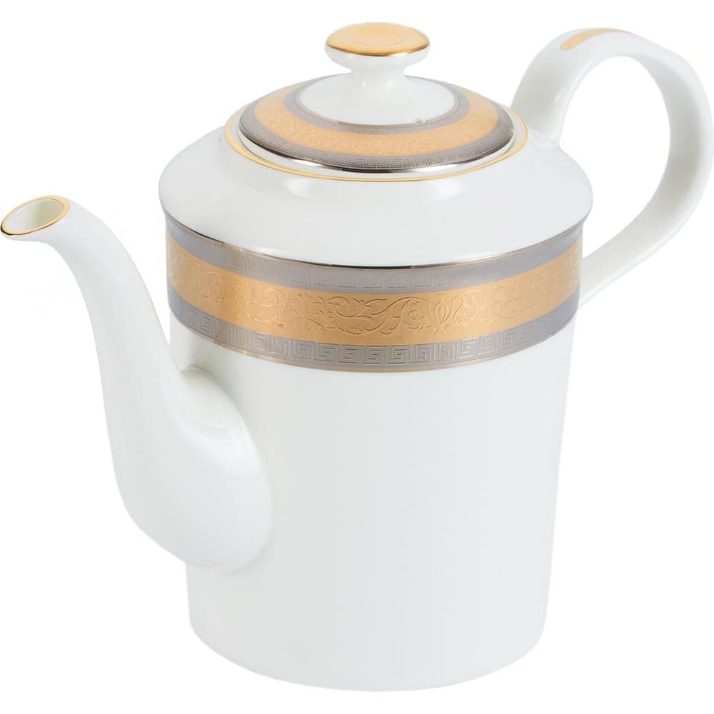 Чайник заварочный GIPFEL HERMES 1300 мл, белый, костяной фарфор 41476
