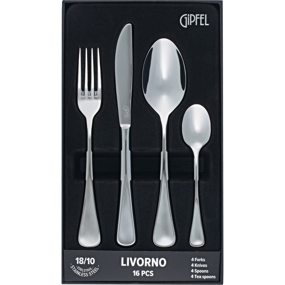 Набор столовых приборов GIPFEL LIVORNO 16 предметов нержавеющая сталь 18/10 50690