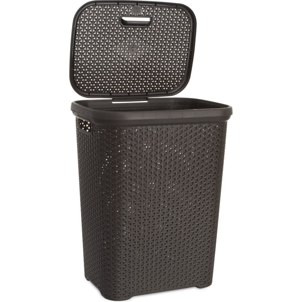Корзина для белья RATTAN коричневая 55л HOBBY LIFE HL081106DB