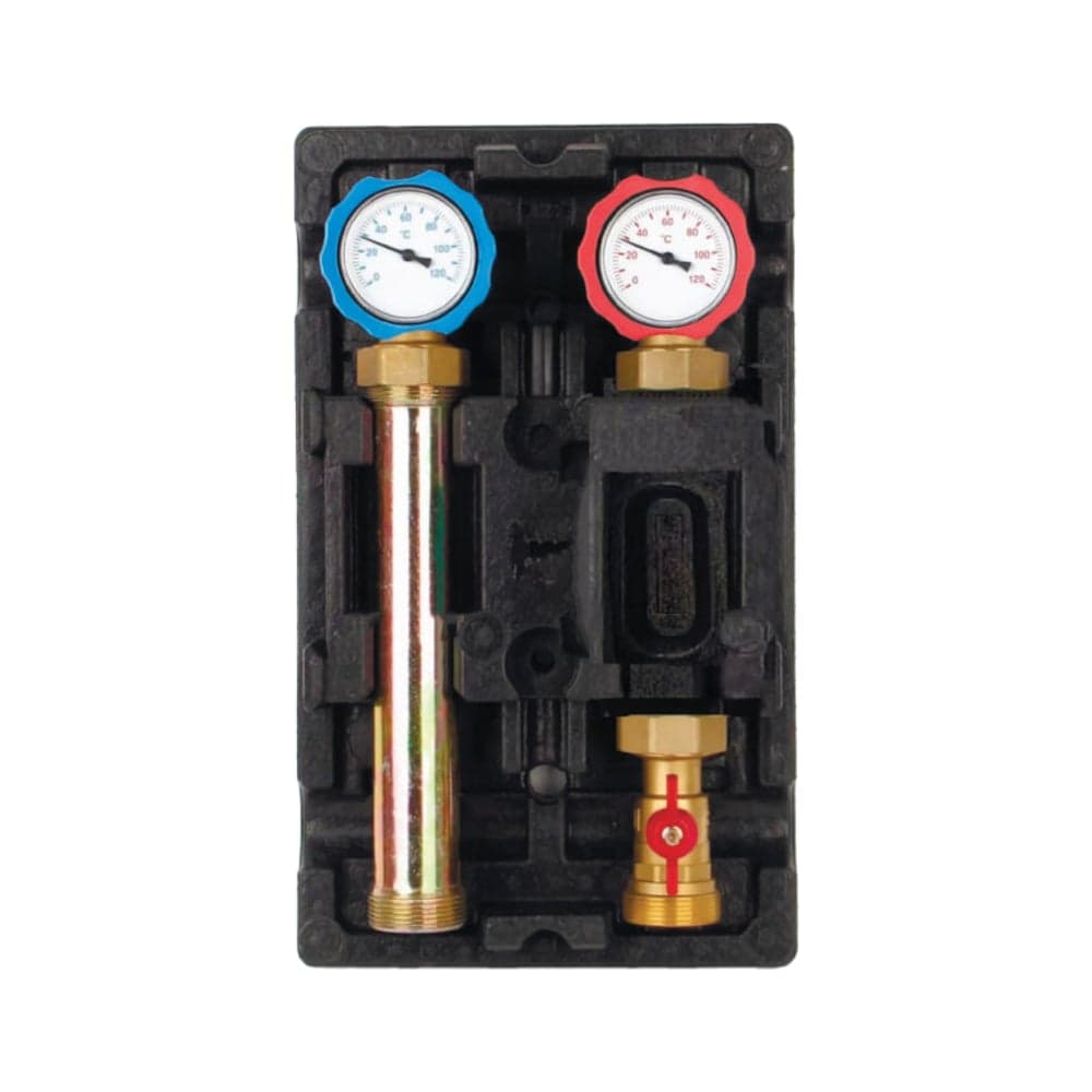 Насосная группа с прямым контуром ROMMER RDG-1001-002501 1  без насоса RG0092KUU96IEL