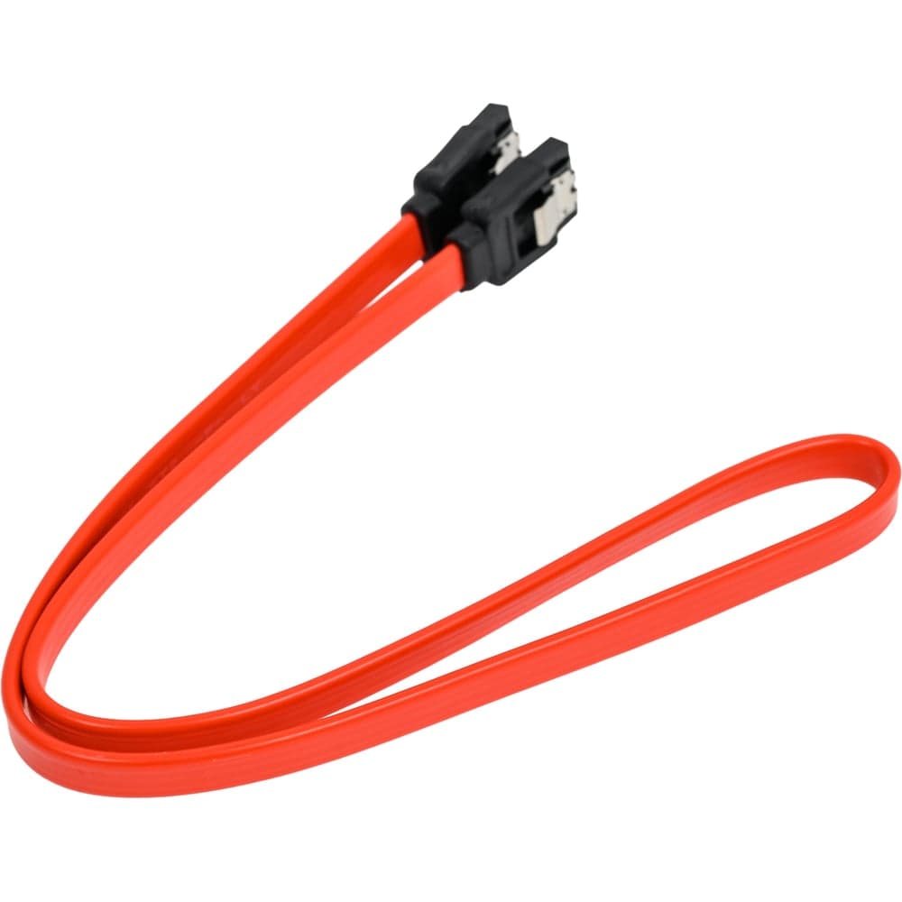 Кабель ExeGate SATA EX-CC-SATA-DATA-L 7pin 7pin, металлические защелки, 0,4-0,5м 138933