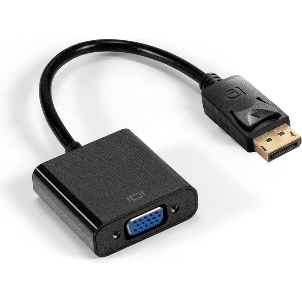 Кабель-переходник ExeGate DisplayPort-VGA EX-DPM-VGAF-0.2 20M 15F, 0,2м 294681
