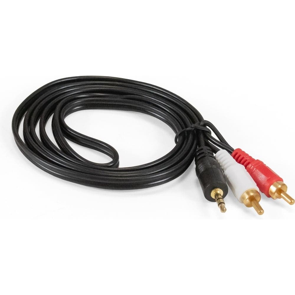 Кабель ExeGate аудио EX-CCA-458-1.5 3.5mm Jack M 2xRCA M, 1,5м, позолоченные контакты 294734