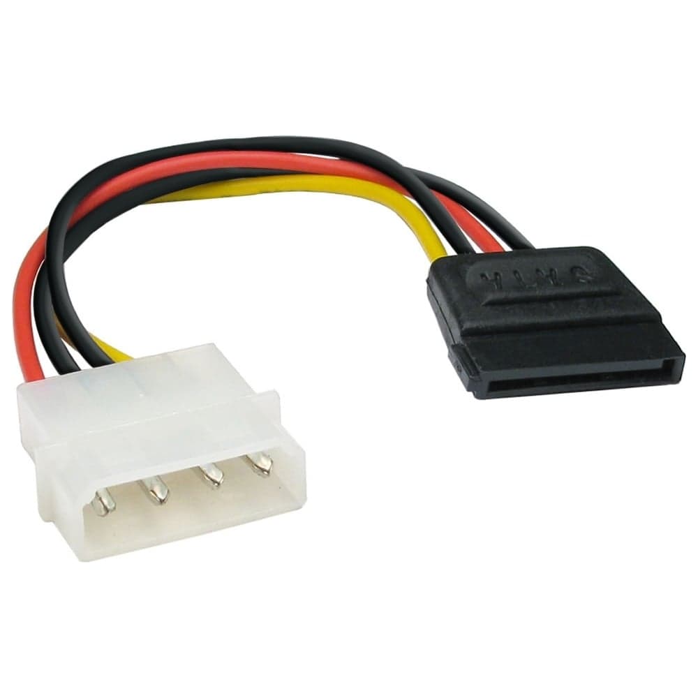 Кабель ExeGate питания SATA EX-CC-SATA-PS Molex 4pin SATA15pin, 0,15м 138936