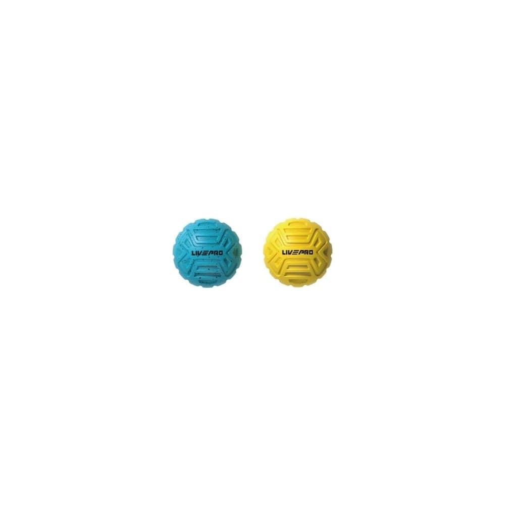 Массажный мяч для стоп и тела LivePro Foot Massage Ball 2 шт, синий/желтый NL LP8507 00-00-00