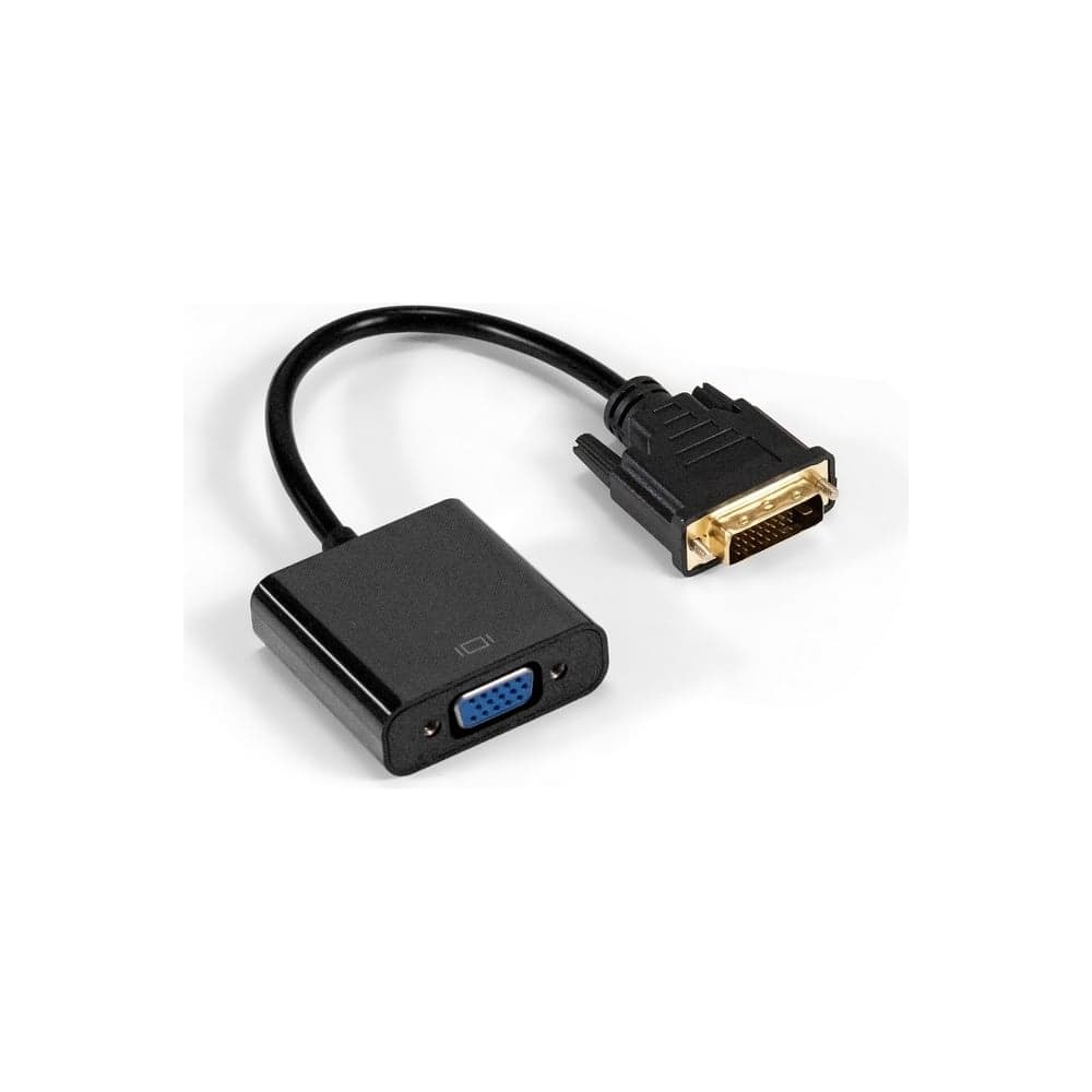 Кабель ExeGate DVI-D-VGA EX-CC-DVID-VGAF-0.2 25M 15F, 0,2м, позолоченные контакты 294677