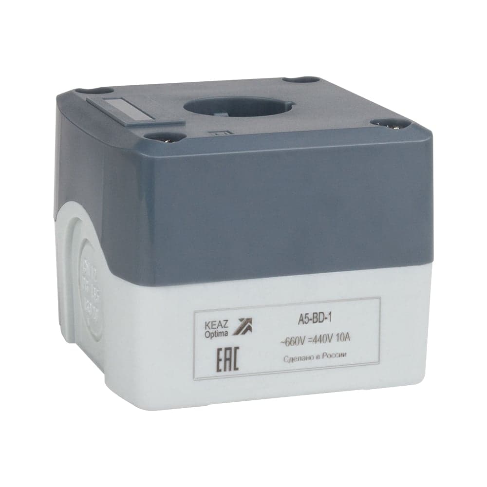 Корпус КЭАЗ кнопочного поста OptiSignal D22 A5-BD-1 1 отв XALD01 338518