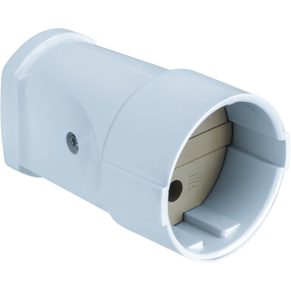 Розетка Navigator NCA-SK01-10A-X-WH, без заземления, переносная, белая 61716