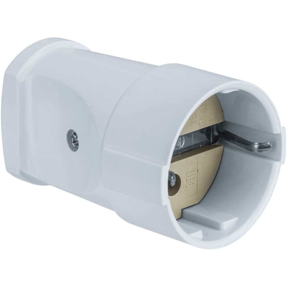 Розетка Navigator NCA-SK01-16A-E-WH, с заземлением, переносная, белая 61366